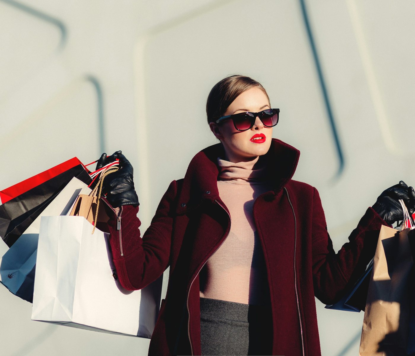 Luxury shopping editorial