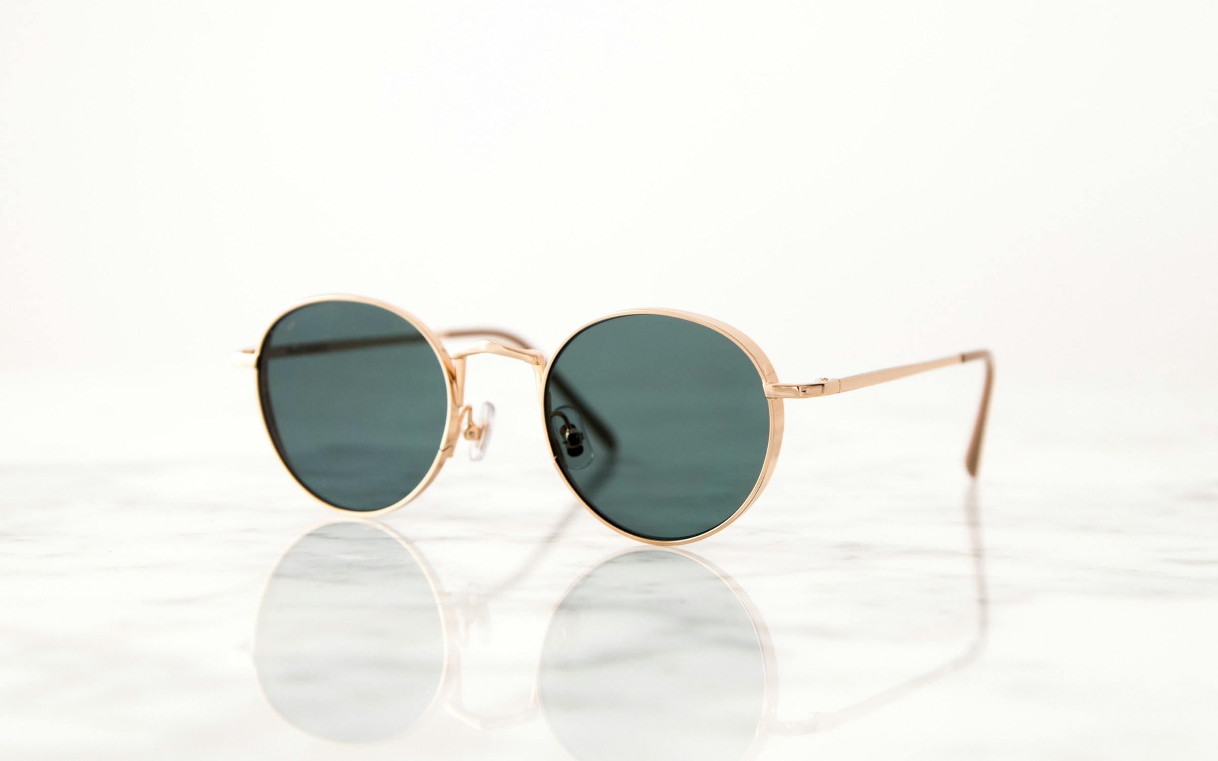 Designer sunglasses in an editorial setting